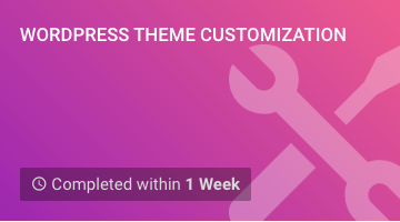 Wordpress Theme Customization